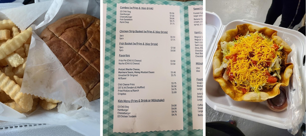 Sweet E's Place Menu